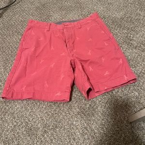 Amazon Essentials Men's Classic-Fit 7" Short - Lobster Pattern Red